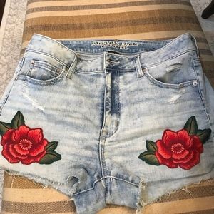 American Eagle Awesome Cutoff Jean Shorts